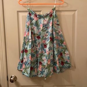 Hell Bunny Flamingo Swing skirt